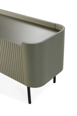 Mueble de TV Lacado con 4 Puertas y Patas de Acero WILLA