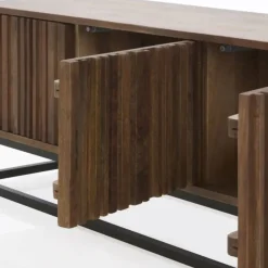 Mueble de TV Puertas Laminadas de Madera Maciza de Mango GABAR 10815