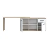 Mueble Multifuncional con Mesa Giratoria 180º y Ruedas A7