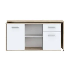 Mueble Multifuncional con Mesa Giratoria 180º y Ruedas A7