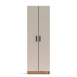 Mueble Multiusos 2 Puertas con Estantes ELBA Acabado Mauvella-Beig A031EL02MVG