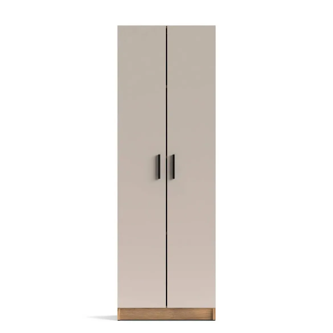 Mueble Multiusos 2 Puertas con Estantes ELBA Acabado Mauvella-Beig A031EL02MVG