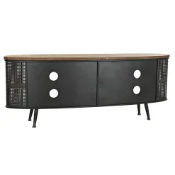 Mueble Para TV de Metal con Tapa en Madera de Abeto MB-200587