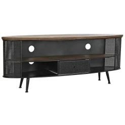 Mueble Para TV de Metal con Tapa en Madera de Abeto MB-200587