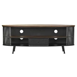 Mueble Para TV de Metal con Tapa en Madera de Abeto MB-200587