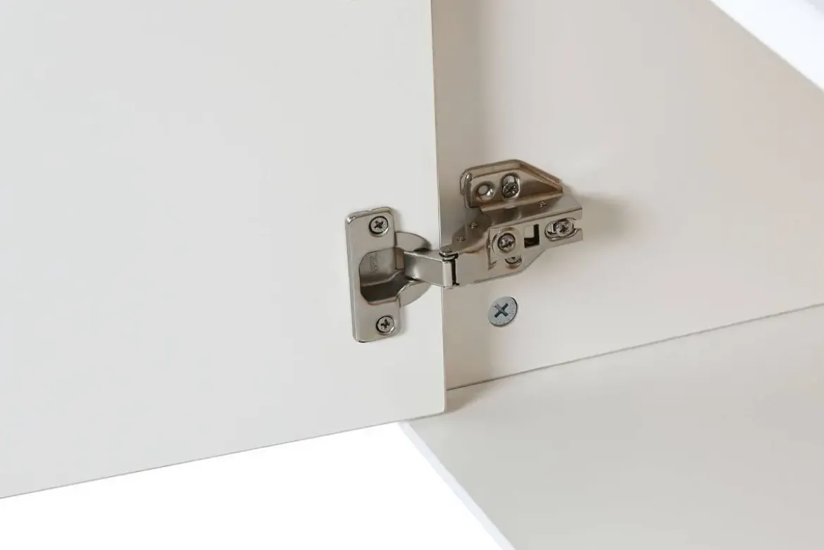 Mueble TV 140 cm Blanco con Cajones y Puerta MB-211739