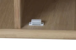 Mueble TV de Abeto y Ratán Natural con 2 Puertas MB-222240
