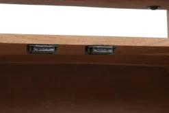 Mueble TV de Acacia con Mármol y Puertas MB-221942