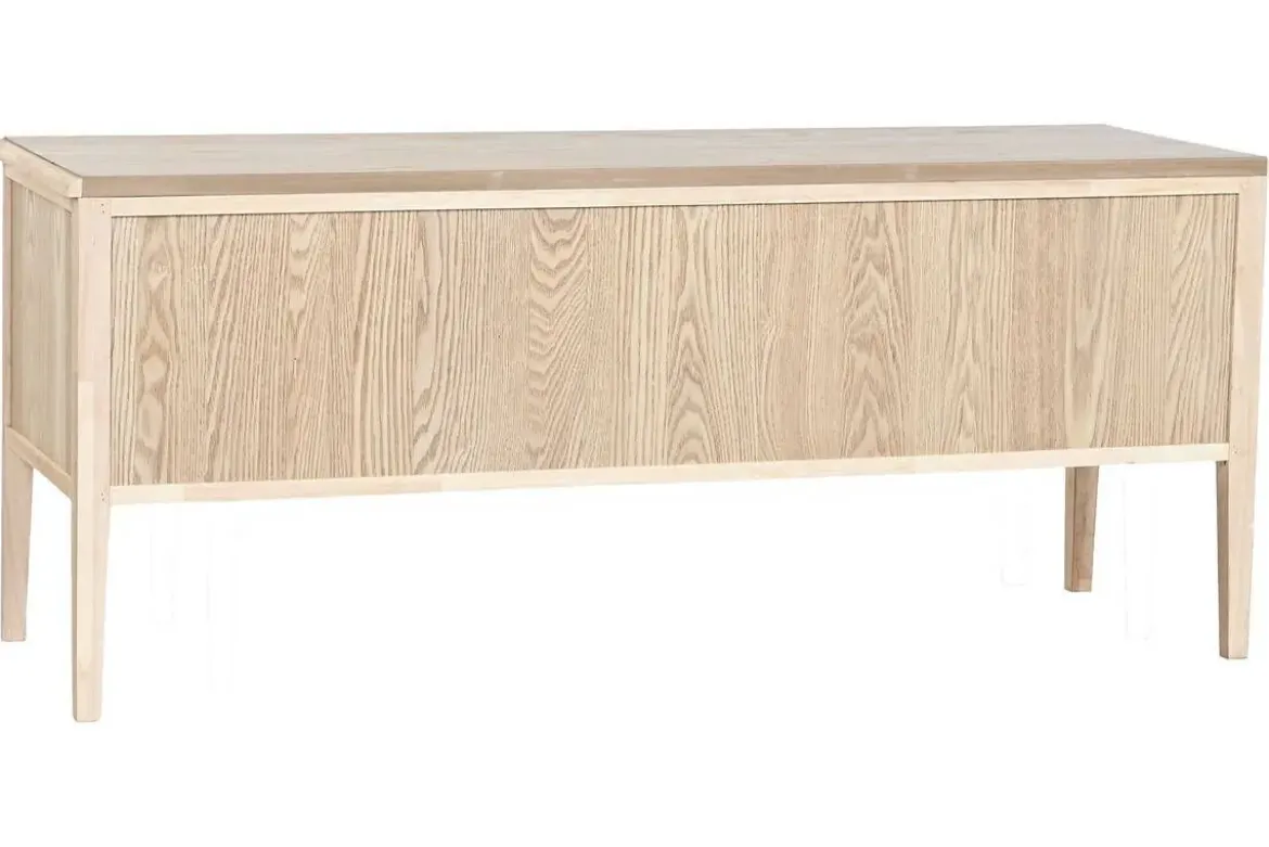 Mueble TV de Madera de Abeto con 6 Cajones Natural MB-219387