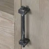 Mueble TV de Madera de Hevea con Metal 160 cm MB-219407