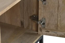 Mueble TV de Madera de Mango con Patas de Metal MB-201130