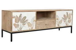 Mueble TV de Madera de Mango con Patas de Metal MB-201130