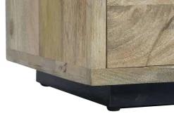 Mueble TV de Madera de Mango con Puertas y Cajón MB-205539