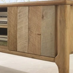Mueble TV de madera de mango GABAR 10704