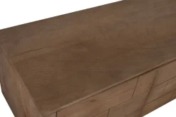 Mueble TV de Madera de Mango Natural con 2 Puertas MB-215235