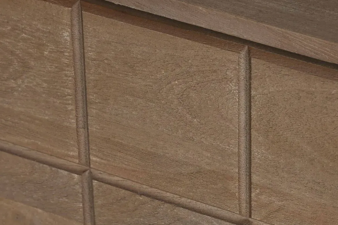 Mueble TV de Madera de Mango Natural con 2 Puertas MB-215235