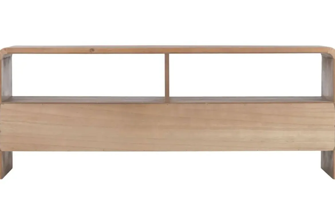 Mueble TV de Madera Paulownia y Olmo con 2 Cajones MB-222825