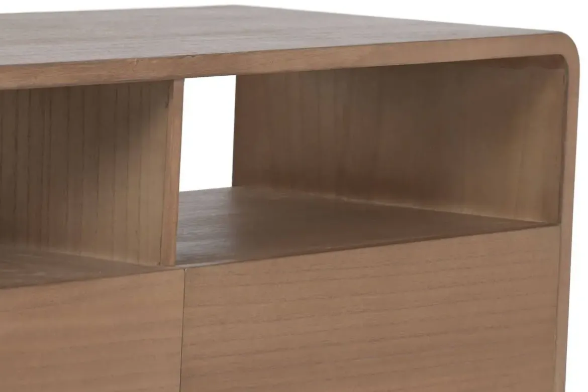 Mueble TV de Madera Paulownia y Olmo con 2 Cajones MB-222825