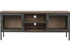 Mueble TV de Madera y Metal Natural MB-208536