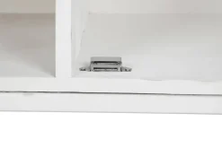 Mueble TV de Mango Blanco con Base de Metal MB-200594