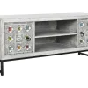 Mueble TV de Mango con Cerámica Beige MB-201139