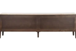 Mueble TV de Mango con Mármol Travertino 180 cm MB-220593