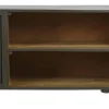 Mueble TV de Mango con Patas de Metal Marrón MB-202258
