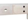 Mueble TV de Mango de 140 cm Blanco con Puertas y Huecos MB-214808