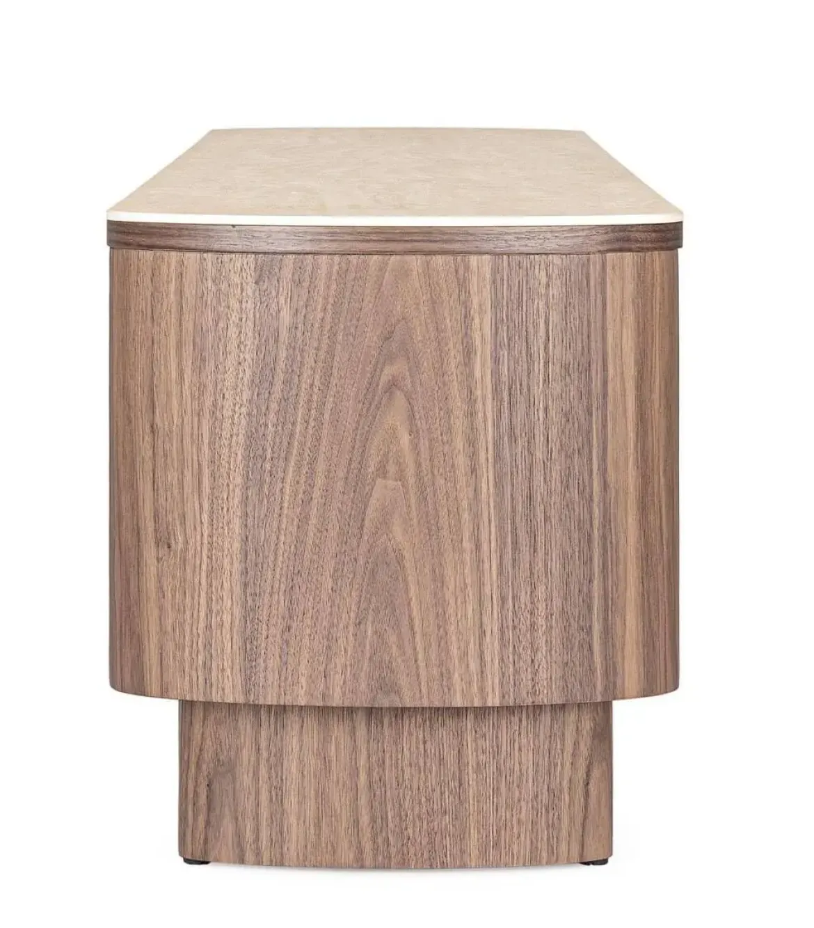 Mueble TV de Nogal con Piedra Sinterizada EZEKIEL 0747347