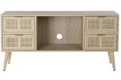 Mueble TV de Paulownia con 4 Cajones Natural MB-171762