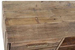 Mueble TV Estructura de Madera Reciclada de Pino con Cajones MB-164976