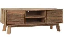 Mueble TV Estructura de Madera Reciclada de Pino con Cajones MB-164976