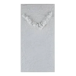 Mural de Pared Abstracto Blanco de 45 x 90 cm