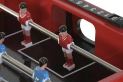 Nevera Metálica con Ruedas Diseño Futbolín Roja MB-224497