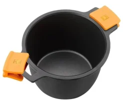 Olla alta BRA EFFICIENT de 24cm con tapa