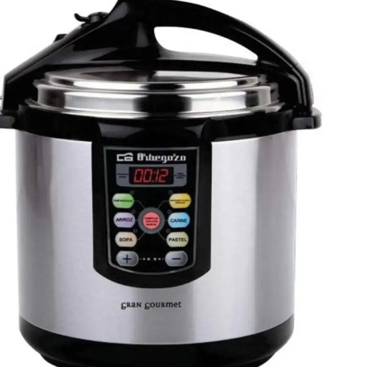 Olla a presión eléctrica Orbegozo 6L Digital programable HPE 6075