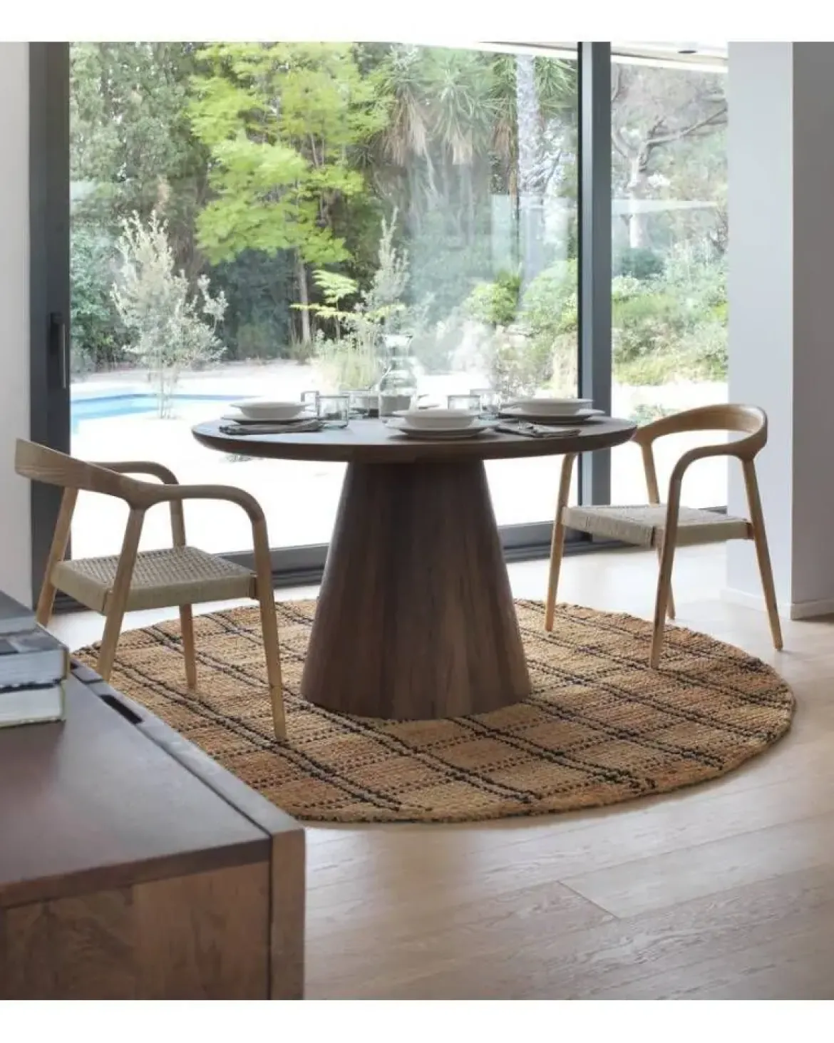 Pack de 4 Sillones on Reposabrazos de Madera de Fresno GABAR 10871