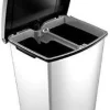 Papelera Curver 25 L con 2 en 1 en Gris