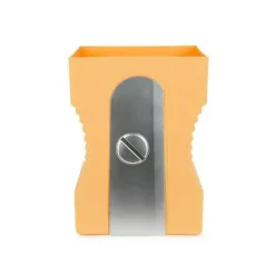 Papelera de Plástico Diseño Sacapuntas Gigante Naranja SHARPENER 28130