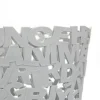 Papelera Letters Gris BALVI 26885
