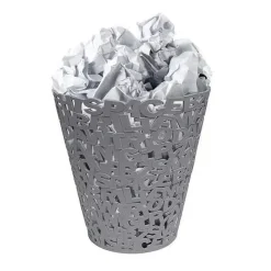 Papelera Letters Gris BALVI 26885