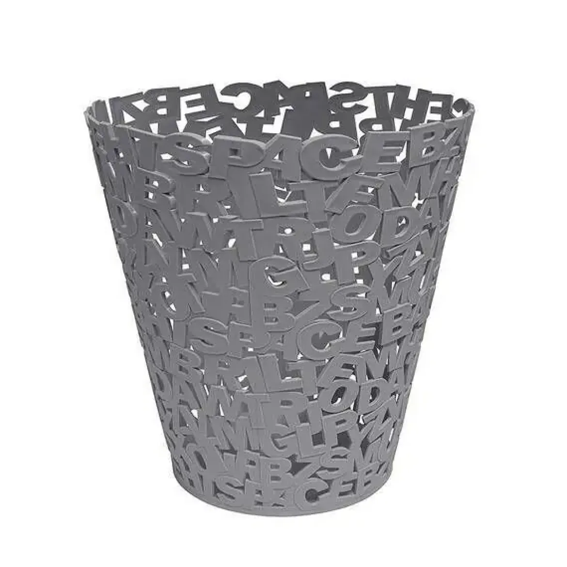Papelera Letters Gris BALVI 26885