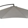 Parasol Giratorio 360º Gris 300 cm con Protección UV y Base MB-224571