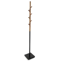 Perchero de 6 Colgadores Color Natural-Negro 18790705