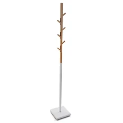 Perchero de 6 Colgadores Color Natural-Blanco 18790704