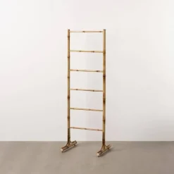Perchero Decorativo de Bambú Natural 50 cm 613179