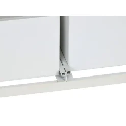 Perchero Recibidor de Metal Color Blanco con Almacenamiento MB-212460
