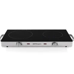 Placa Vitrocerámica Doble Orbegozo 2800W Inox PCE6000