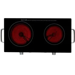 Placa Vitrocerámica Doble Orbegozo 2800W Inox PCE6000