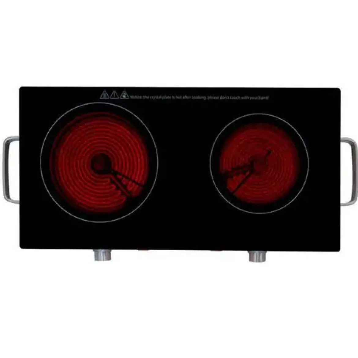 Placa Vitrocerámica Doble Orbegozo 2800W Inox PCE6000